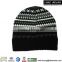 Best Seller 100% Acrylic Knitted Beanie Hat With Jacquard Pattern