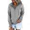 Custom Logo Multi Color Oversized Loose Fit Ladies Cropped Top Hooded Sweatshirt Print Plus Size Women's Hoodies & Sweatshirts