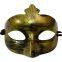 Vintage Bronze Antique Masks - Retro Half Face for Stage, Photography & Halloween