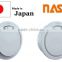 Reliable and Silver gray square vent NASTA with push switch damper made in Japan