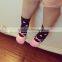 Cute design colorful dot children socks spring & autumn pure cotton non-slip baby socks