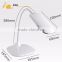 Factory price 5W goose neck arm led table lamp with rechargeable battery