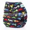 Printed Bamboo Cloth Diaper with Bamboo Inserts for Baby Girl, Organic Bamboo Cloth Diaper
