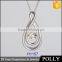 925 silver smooth Drops pendant for tibetan ghau pendant