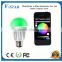 IOS Android Bluetooth Smartphone Control multicolored light bulb, Bluetooth Led Light Bulb, Bluetooth Led Bulb
