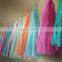 Tissue Paper Wedding and Party Tassel Fringe Garland