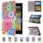 Wholesale in stock printing stand leather case for Amazon new fire HD8 2015