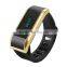2015 New IP67 Waterproof OLED Screen Smart Wristband Watches TW07 Bluetooth 4.0 Smartband Sport Bracelet Self Selfie Controller