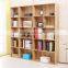New fashion white color book display rack wood cupboard design (SZ-FCB356)