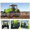 100HP,120HP,130HP farm tractor,16F+8R shift,hydraulic steering,double disc clutch,540/1000 PTO,YTO diesel engine,cabin with fan