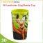 Well known Brand promotion 3D lenticular 12oz plastic cup