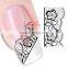 Hotselling water tranfer nail tattoo sticker