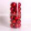 XMAS Decoration 8cm plastic christmas ball 24/S                        
                                                Quality Choice