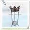 KZ140075 Hot sell home outdoor indoor iron metal standing flower plant pot racks