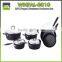 Aluminium for parini cookware white ceramic black non-stick cookware set with lowest price