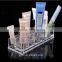 2015 best selling good quality factory hot sale clear Acrylic vertical and drawer Jewelry Box made in china