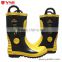 Artificial fire flame resistant boots ,en44 firefighting boots