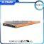best selling products 8000mah slimest solar battery charger power bank with flashlight