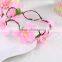 Handmade rose flowers beach head wreath for wedding bridal headdress Hair Accessory headband flower