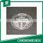 TWO SIDES BLACK PRINTING MAILING GIFT BOX LOGO