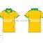 custom professional club ribbing soccer polo shirt