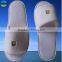 five star quality embroidery logo velour hotel slipper