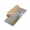 Stainless Steel Plastering Trowel with Stripes Banana Wooden Handle