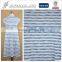 Jiufan Textile 2015 Hot Sale Space Dyed French Terry Knitting Fabric Striped Rayon Polyester Fabric Supplier For Garment