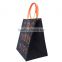 Recycled customized silk-screen printing grocery non woven tote bag