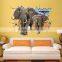 Custom Cartoon Room Decor 3D Vinyl Wall Stickers/living Room Decorative Wall Sticker