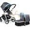 Baby Aluminum Stroller 3 in 1 Europe Standard EN1888 Push Chair