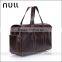 Large Men's Vintage Genuine Leather Travel Weekend Duffle Bag