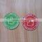 green and red 2D rubber Pvc silicone the Voter cup coasters