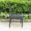 Outdoor furniture aluminum rattan dinindg chair