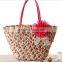 Wholesale new design natural straw women lady travelling beach bags