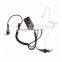 Handsfree Earhang Ear Hook Earphone with Inline PTT Button Mic for Kenwood