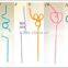 promotional hard plastic drinking straw