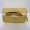 Popular factory direct sales fashion gold cute cosmetic bags factory sales pu leather beauty makeup case