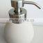 Modern ceramic Bathroom Accessories Set Holder 3 pcs : tumbler, soap dish, dispenser