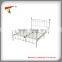 Wood slats bedroom furniture metal double bed frame