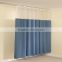 Elegant design excellent quality fireproof Medical Partition Curtain For Normal Wards, Intensive Care Units, etc. of hospital