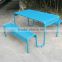 Durable galvanized & powder coated steel picnic table and bench,wholesale picnic table Guangzhou manufacturer