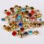 Glass Crystal Stone Claw Chain Colorful Beauty Rhinestone Sewing On Claw Cup Chain Crystal Chain For Garment