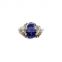 Tanzanite Oval Cut 925 Sterling Silver Loose Gemstone Ring
