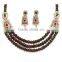 Necklace sets 3 Line Beads Set jewelry set
