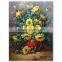 ROYI ART handmade Flower Canvas Painting hot sell in Italy