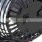 Adjustable angle black plastic usb mini desk fan for notebook