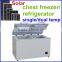 large two top open door 12v solar deep freezer chest freezer with inner fan with thick insulation layer