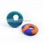 Mixed Color Silicone Donut Teether For Baby Silicone Pendant Teether