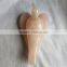 high quality small hand carved rose quartz crystal angel